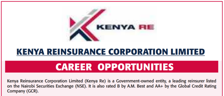 13 Vacancies Open at Kenya Reinsurance Corporation Limited