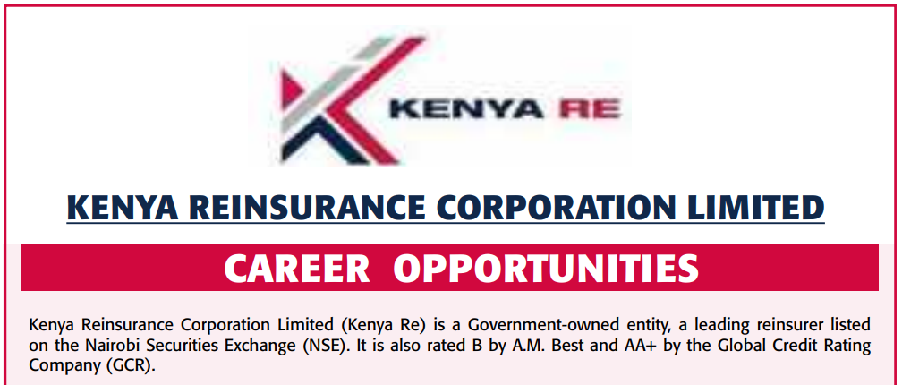 13 Vacancies Open at Kenya Reinsurance Corporation Limited