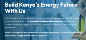Gulf Energy Announces 61 Job Opportunities Across Kenya; How to Apply