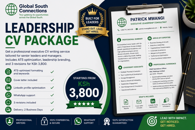 Leadership CV Package