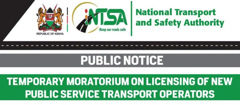 NTSA Freezes Registration of New Matatu Saccos and Route Expansion for Two Years