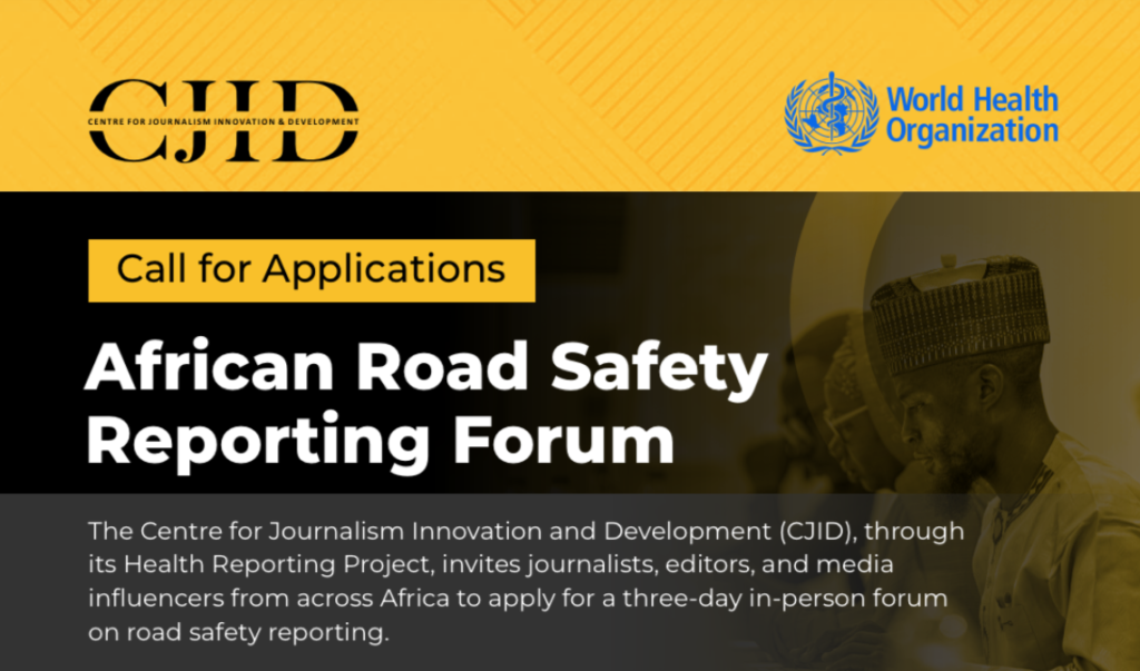 CJID & WHO African First Road Safety Reporting Forum 2026 (Fully Funded)