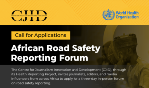 CJID & WHO African First Road Safety Reporting Forum 2026 (Fully Funded)