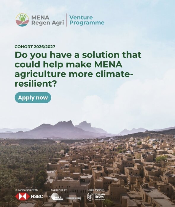MENA Regenerative Agriculture Venture Programme Open to Innovators
